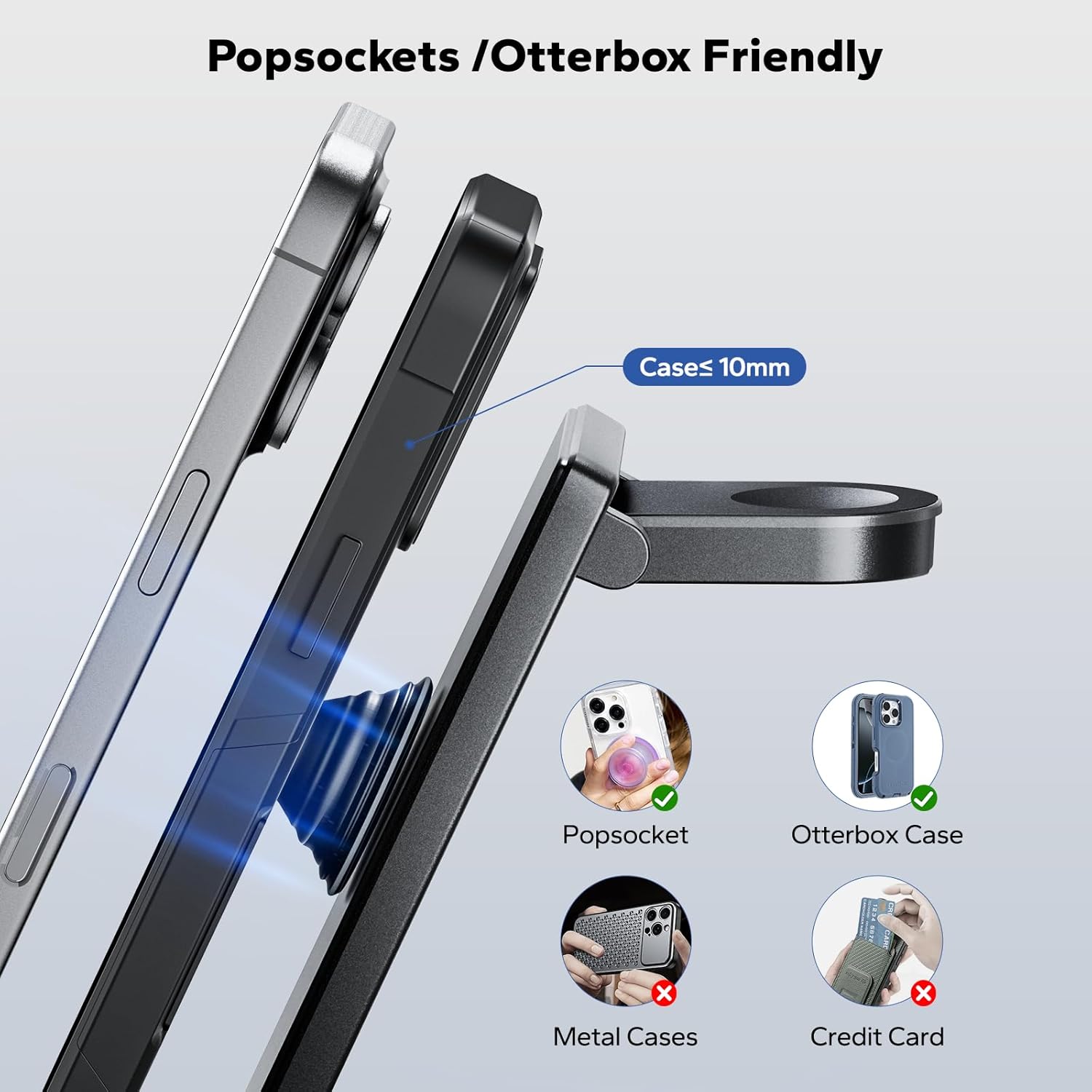 Charging Pad Wireless Charging Iphone With Popsocket Kpon